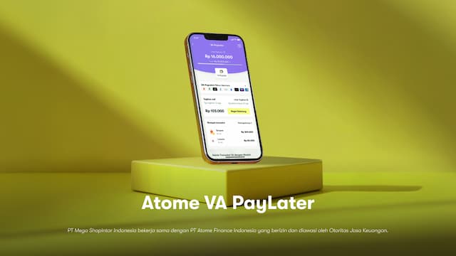 Mau Tau Cara Terbaik Belanja Online? Yuk kenalan dengan atome VA PayLater!